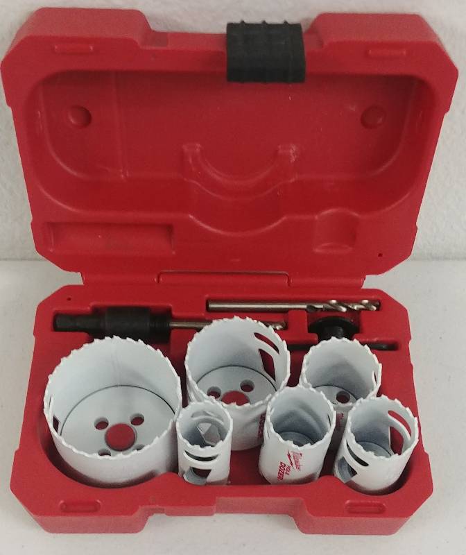 lot 61 image: Milwaukee Hole Drill Bit Kit