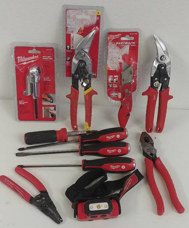 lot 73 image: Milwaukee Hand Tools Assortment