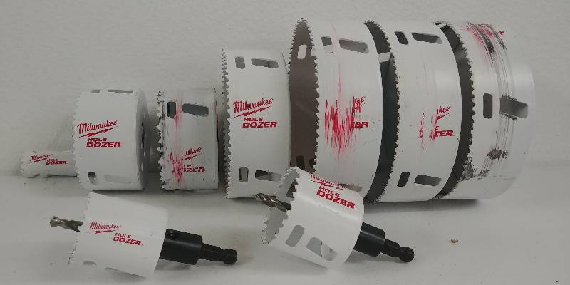 lot 75 image: Milwaukee Assorted Hole Dozer bits