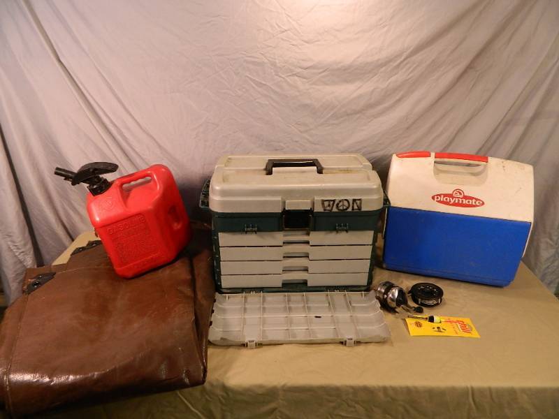 lot 13 image: Plano Tackle Box, Cooler, and More