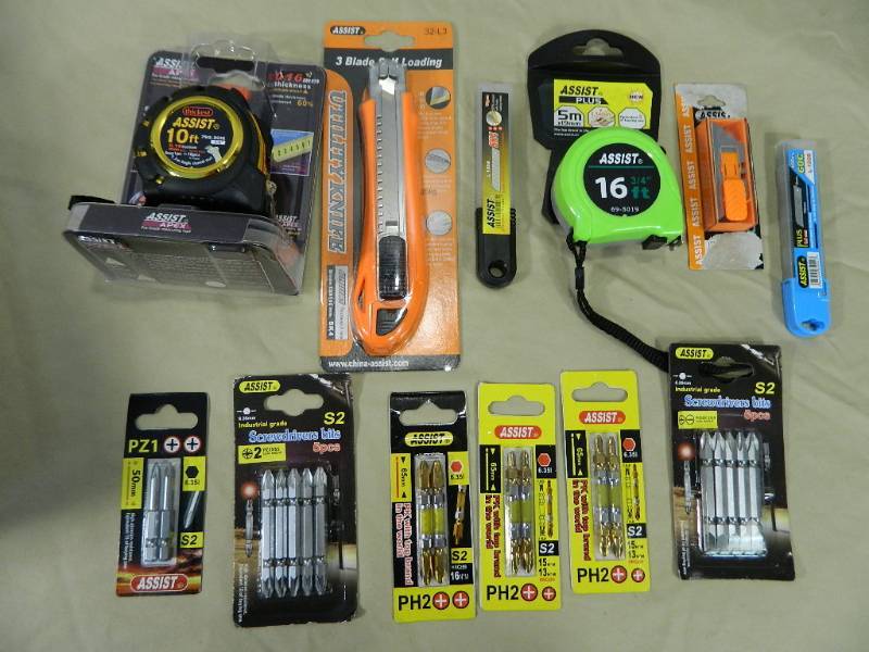 lot 33 image: Assortment of New Assist Tools