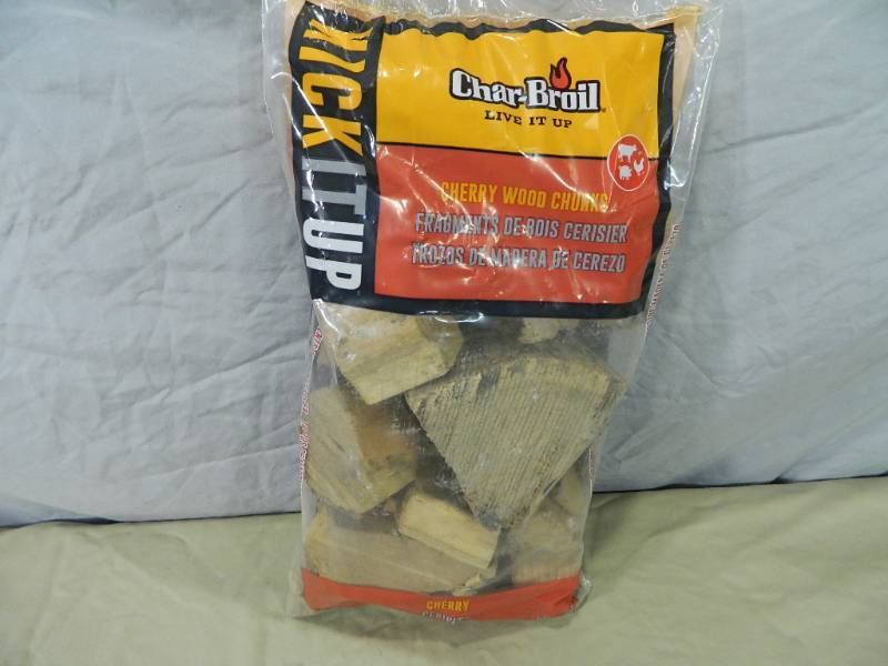 lot 39 image: New Char-Broil Cherry Wood Chunks