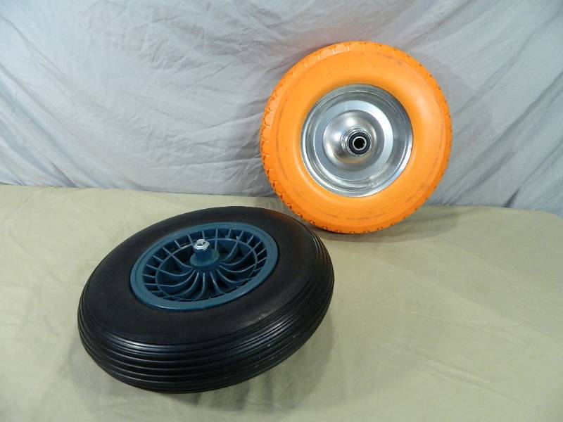 lot 52 image: 2 New Flat Free Utility Tires