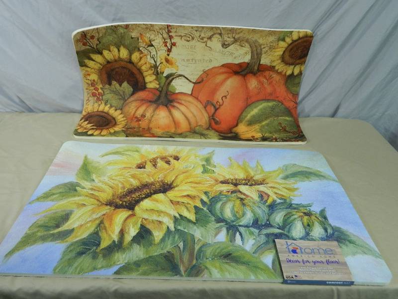 lot 53 image: 2 New Anti Fatigue Cushion Mats