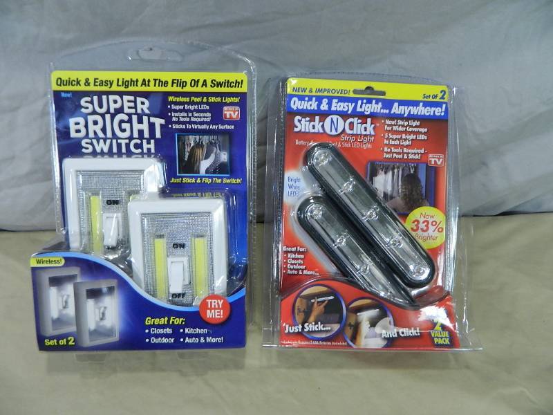 lot 55 image: New As Seen on TV Lights