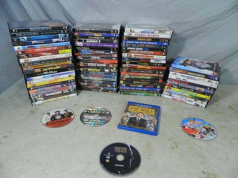 lot 93 image: Over 75 Dvds