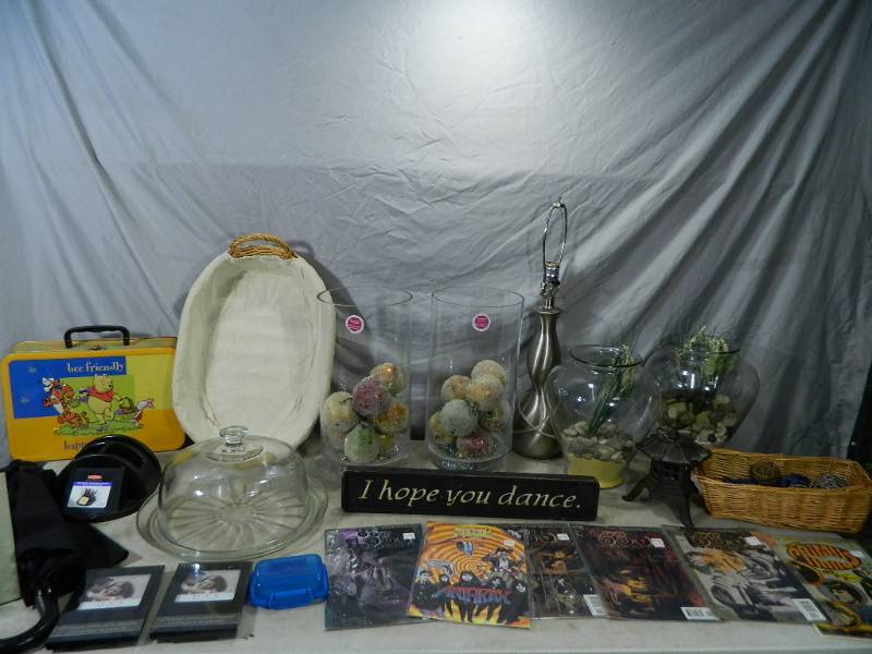 lot 113 image: Comics, Home Decor, and More