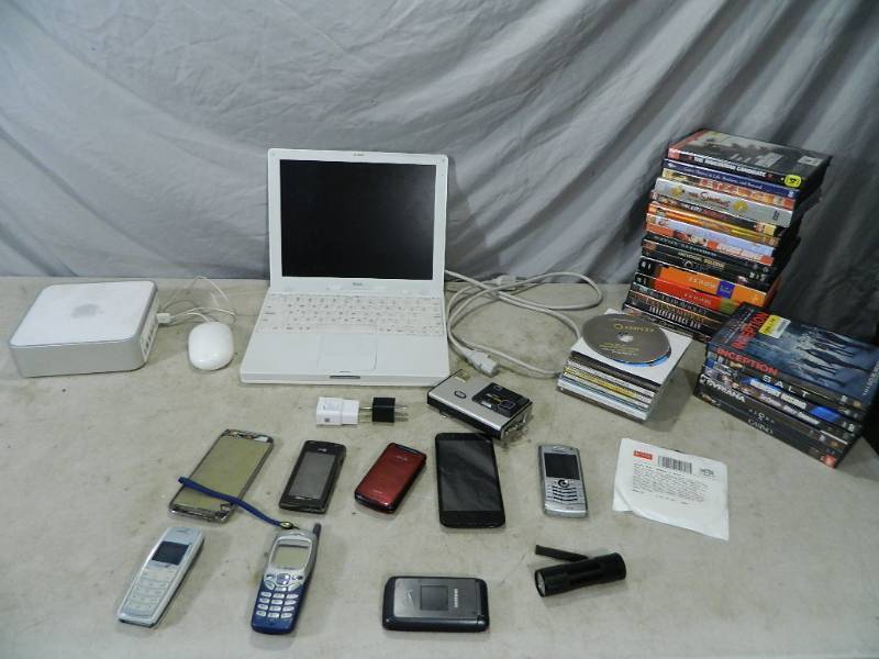 lot 115 image: Apple Computers, DVDs, and More