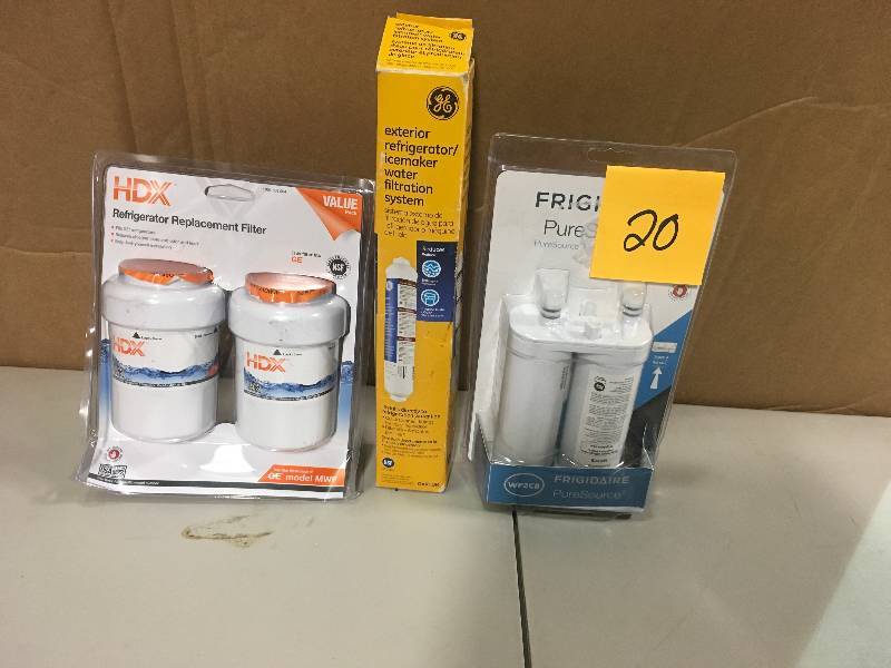 lot 20 image: Assorted Fridge Filters open pkgs