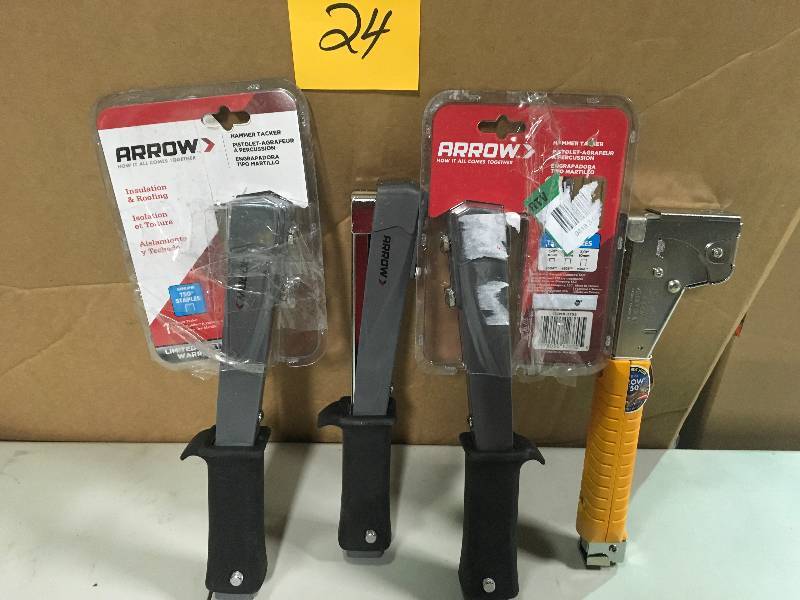 lot 24 image: Lot of assorted hammer Tackers