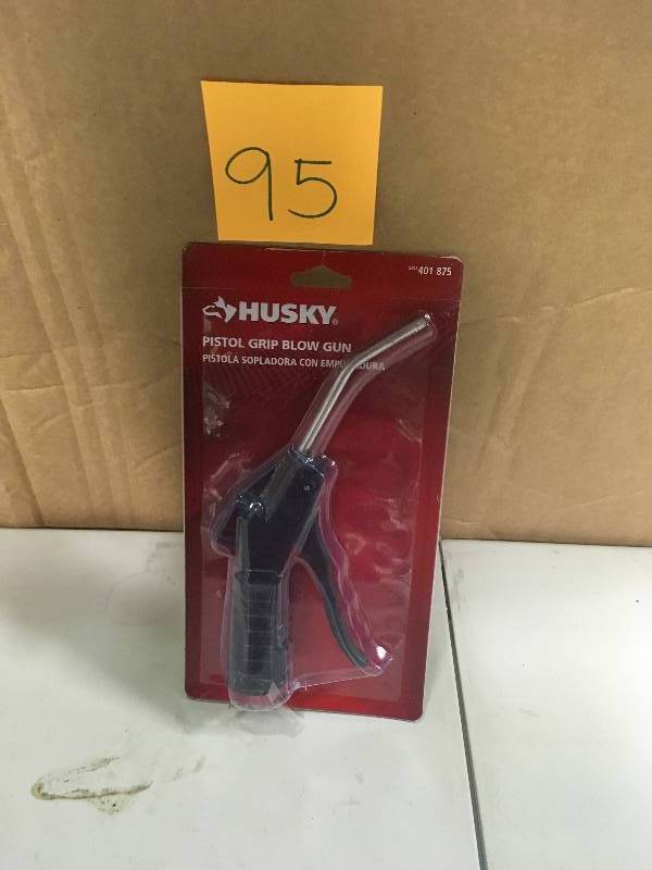 lot 95 image: Husky Pistol Grip Blow Gun