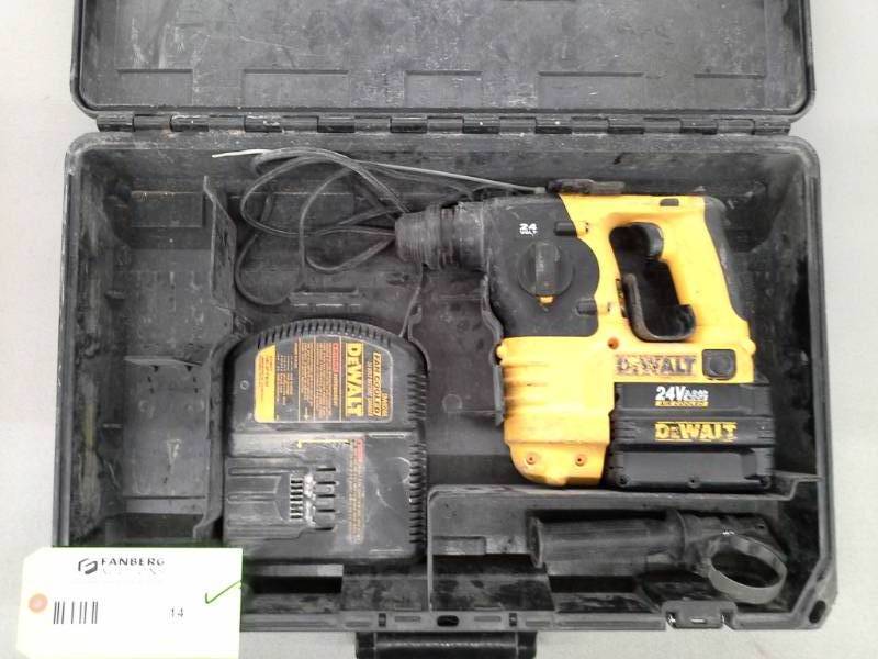 lot 14 image: DeWalt DC223 24V SDS Hammer Drill