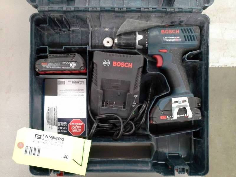 lot 40 image: Bosch Lithium-Ion 18v Compact Drill
