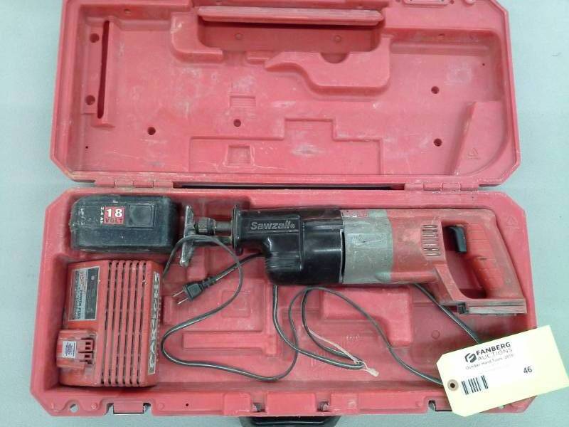 lot 46 image: Milwaukee 18V Sawzall Reciprocating Saw