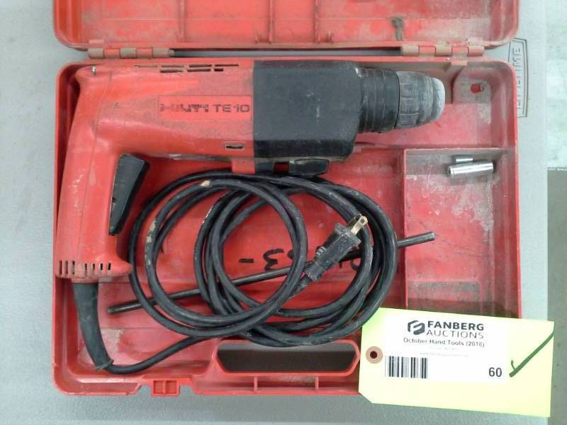lot 60 image: Hilti TE 10 Hammer Drill