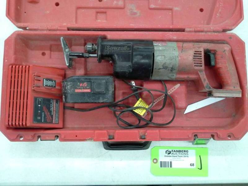 lot 68 image: Milwaukee 18V Sawzall Reciprocating Saw