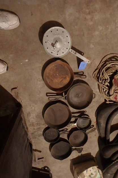 lot 33 image: Lot of Cast Pans