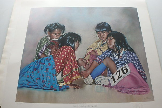 lot 53 image: (10) Native American Prints