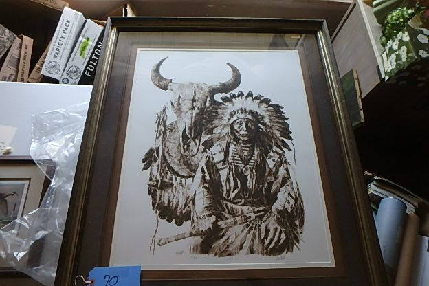lot 70 image: Paul Calle Sioux Chief