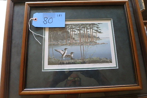 lot 80 image: (2) Prints
