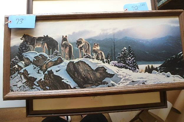 lot 73 image: Cool Wolf Picture