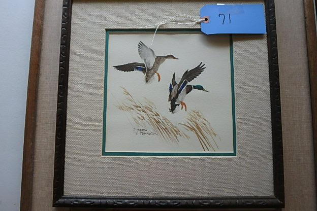 lot 71 image: Pehrson Original Water color