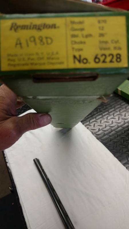 lot 6 image: Remington 870 Barrel