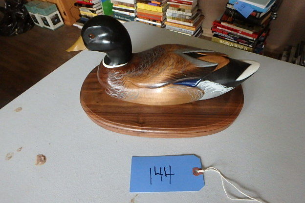 lot 144 image: Wooden Duck