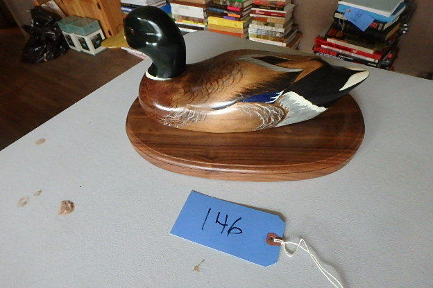 lot 146 image: Wooden Duck