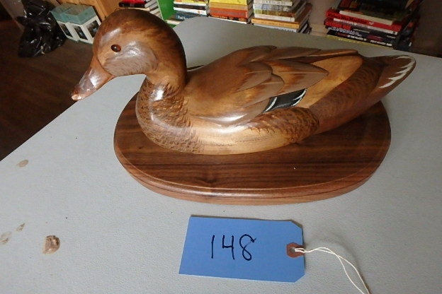 lot 148 image: Wooden Duck