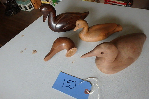 lot 153 image: Wooden Duck