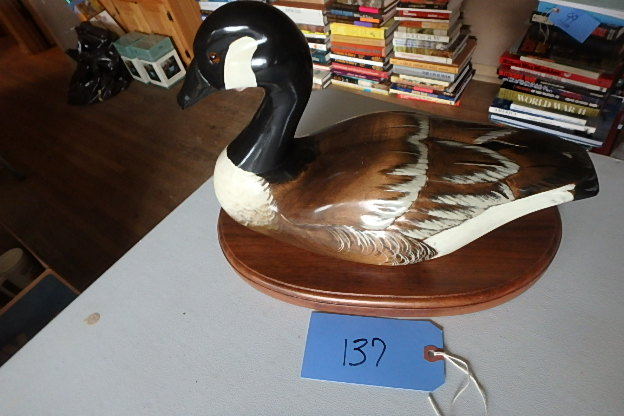 lot 137 image: Wooden Goose