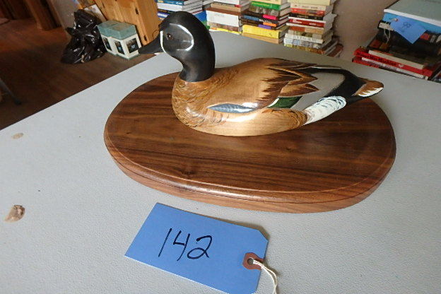 lot 142 image: Wooden Duck