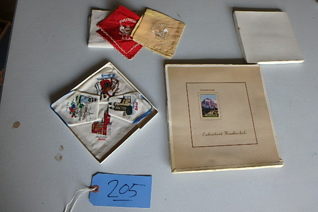 lot 205 image: Vintage Handkerchiefs