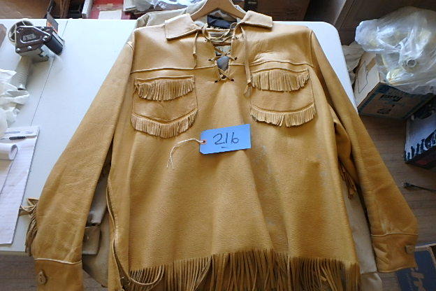 lot 216 image: Deer Skin  Shirt and Two Jackets