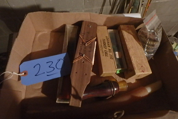 lot 230 image: Duck,Turkey, and Elk Calls