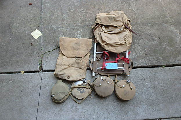 lot 236 image: Lot of Boy Scout Canteens and Packs