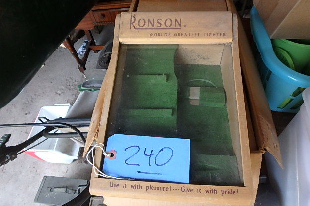 lot 240 image: Ronson Display Case
