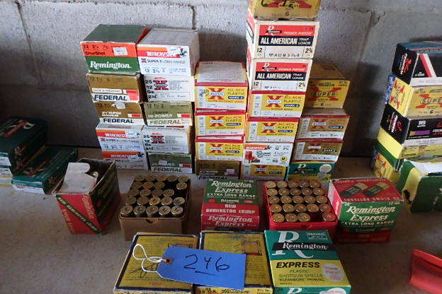 lot 246 image: 42 Boxes of 2 34  12ga Shells