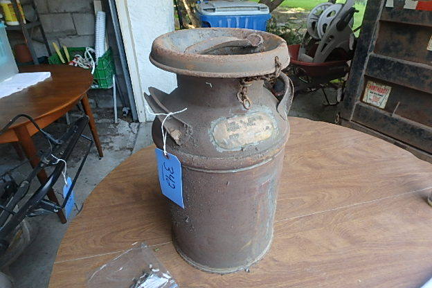 lot 342 image: Milk Can