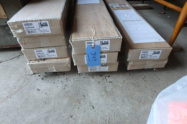 lot 347 image: 9 Boxes, 24sqft each, Wood Flooring