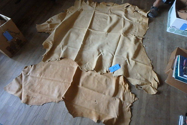 lot 393 image: Two Tanned Elk Hides
