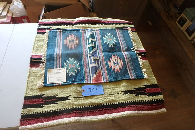 lot 387 image: Authentic Indian Blankets