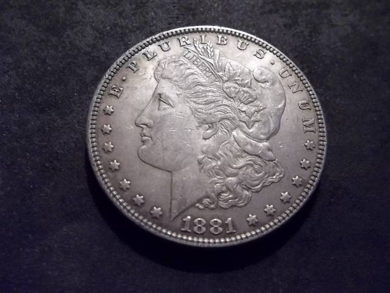 lot 14 image: 1881 Morgan Silver Dollar