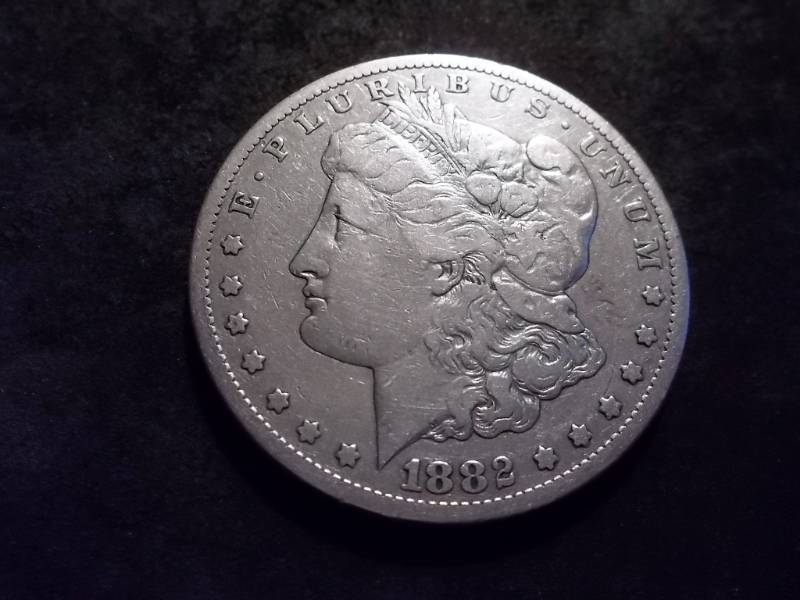 lot 19 image: 1882 S Morgan Silver Dollar