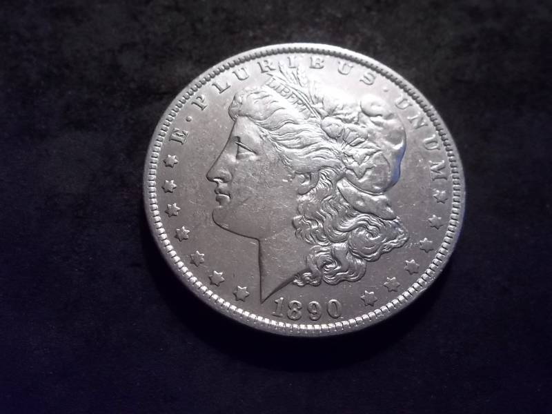 lot 37 image: 1890 O  Morgan Silver Dollar