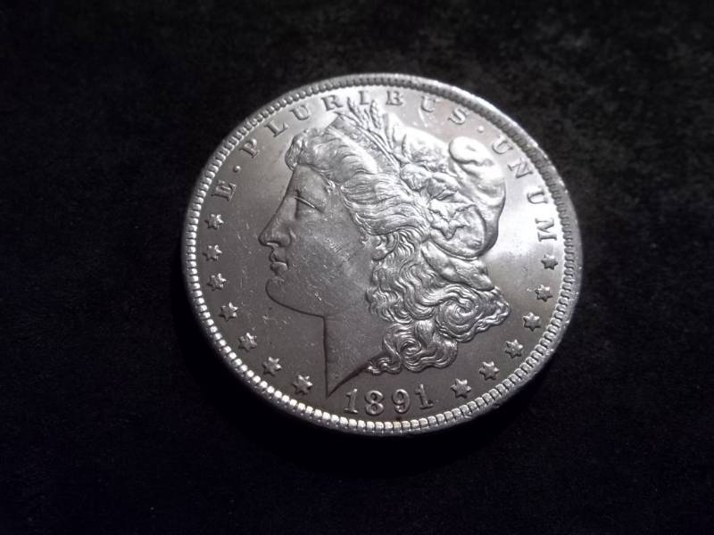 lot 40 image: 1891 Morgan Silver Dollar