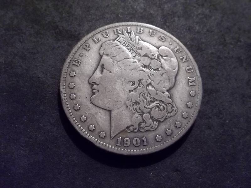 lot 62 image: 1901 S Morgan Silver Dollar