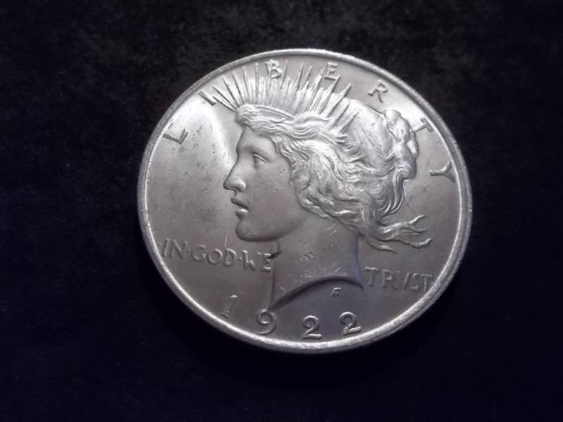lot 77 image: 1922 Peace Silver Dollar