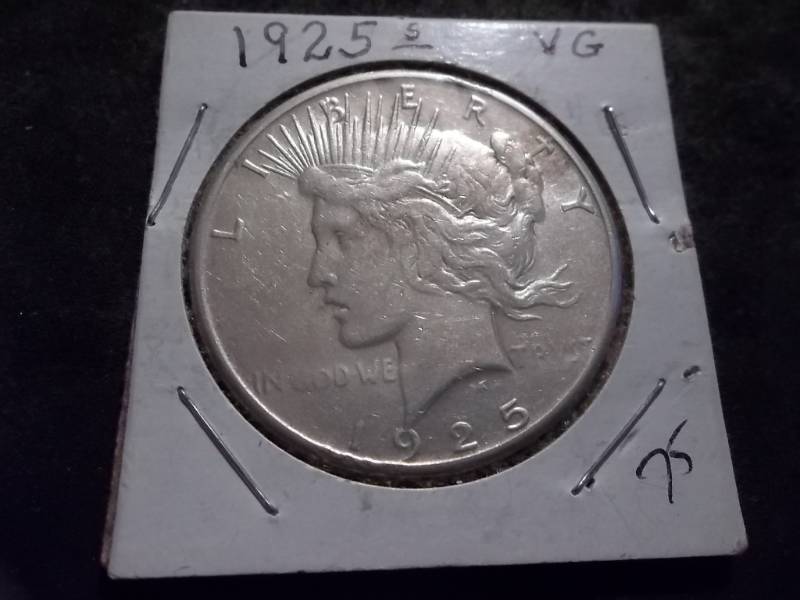 lot 91 image: 1925 S Peace Silver Dollar